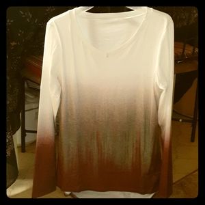 Brand new Loveshe long sleeve,  ombre design top💫